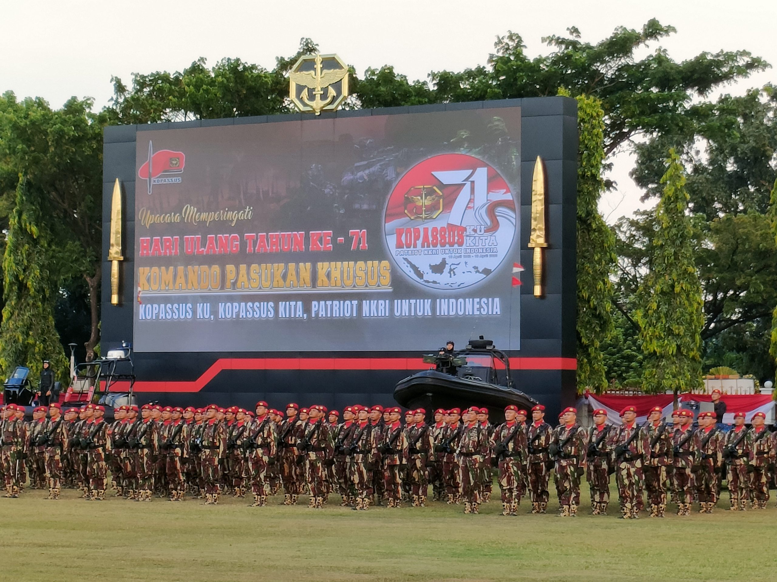 HUT KE-71 Kopassus, Kasad: Kopassus Telah Membuat Banyak Negara Hormat dan Ingin Berlatih Bersama