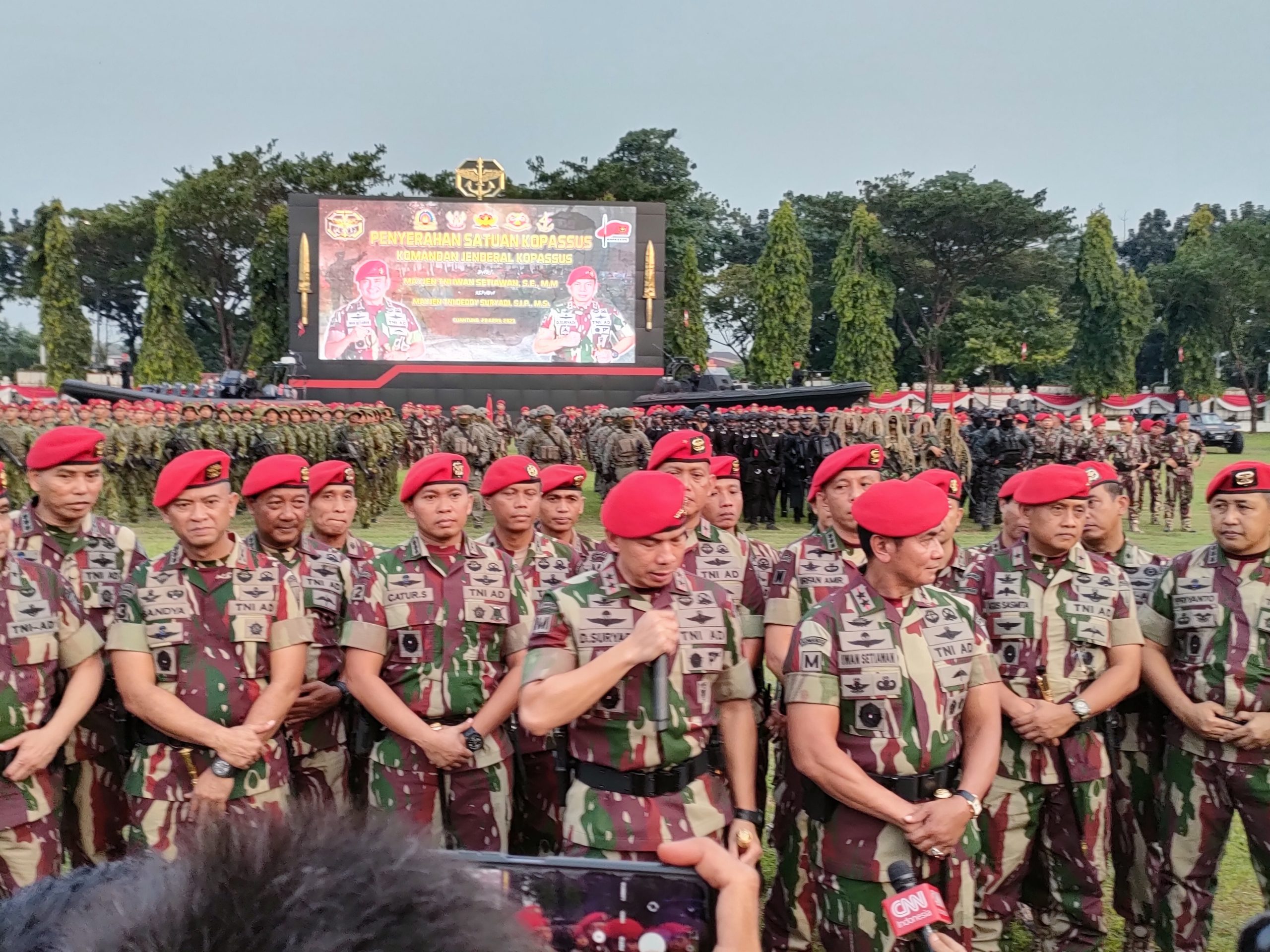 Mayjen TNI Deddy Suryadi: Bersama Kopassus Saya Siap Menjaga Keutuhan NKRI dan Melindungi Bangsa Indonesia