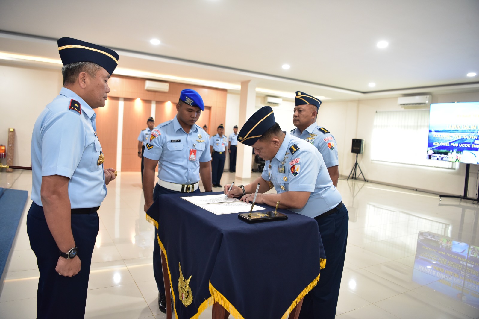 Danlanud Halim P Pimpin Langsung Sertijab Kadispotdirga