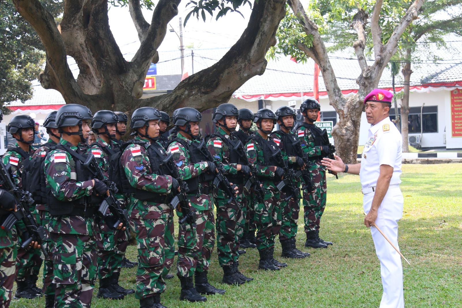 Komandan Korps Marinir Sambut Kontingen Latgabma Talisman Sabre 2023