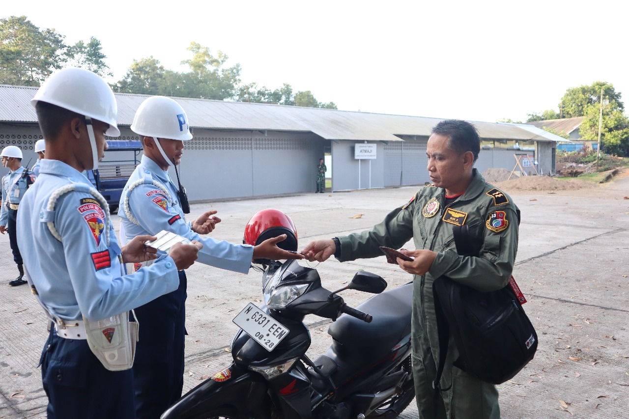 POM Lanud Sultan Hasanuddin Gelar  Operasi Gaktib